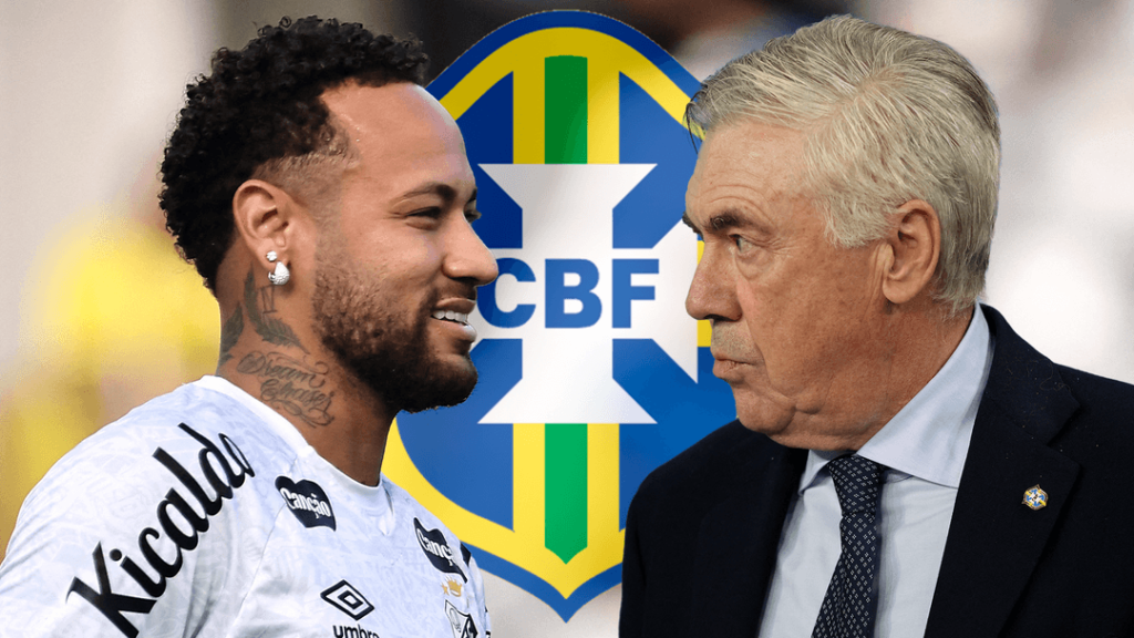 أنشيلوتي يوضح موقف نيمار مع المنتخب البرازيلي